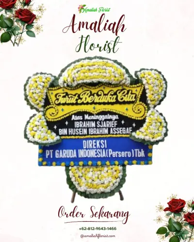 Papan Bunga Duka di Ngegong