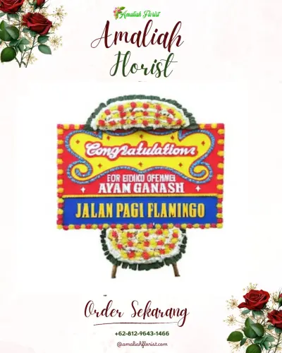 Bunga Papan Congratulation di Ngegong